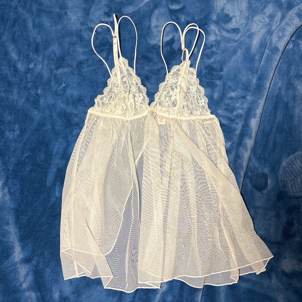 Victoria’s Secret White Sheer Cami Top